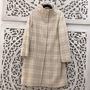 BURBERRY Vintage Wool Blend Winter Coat
